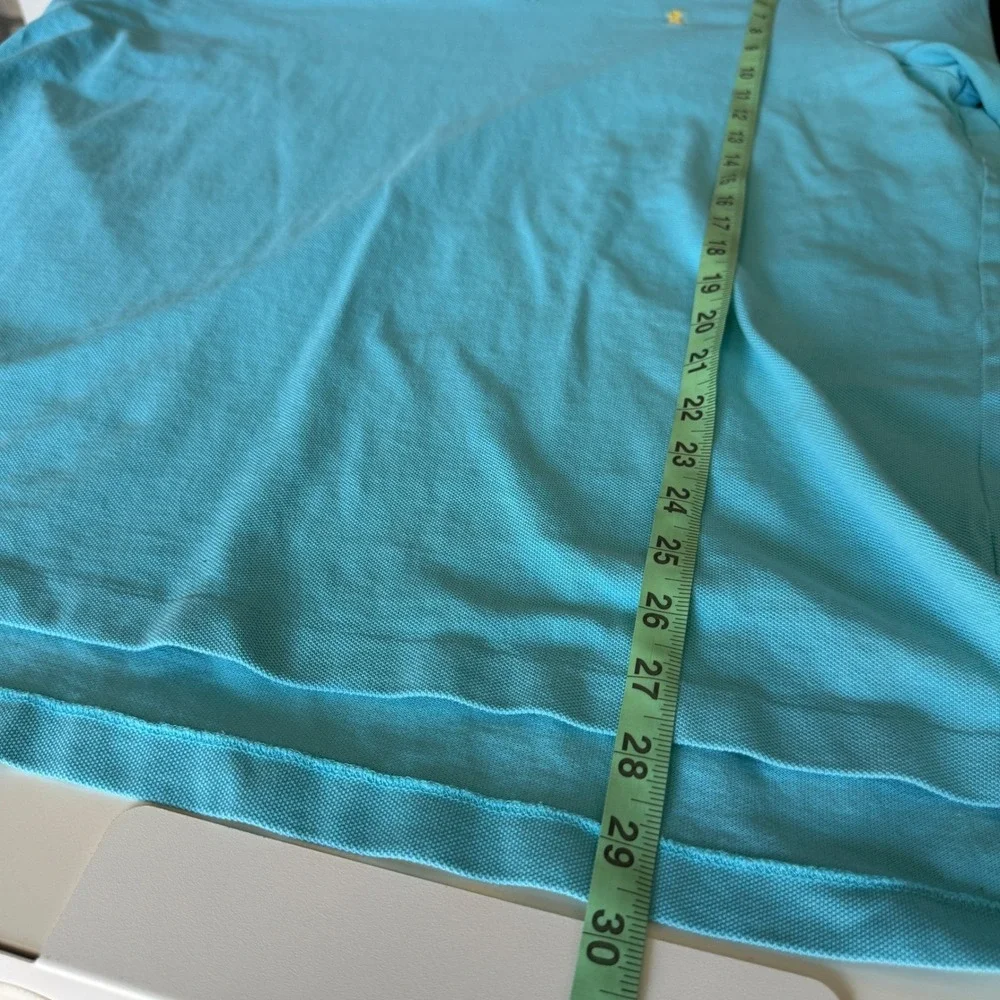 Polo Ralph Lauren Mens XL Turquoise Classic Fit Polo Shirt Pony‎ Logo Casual